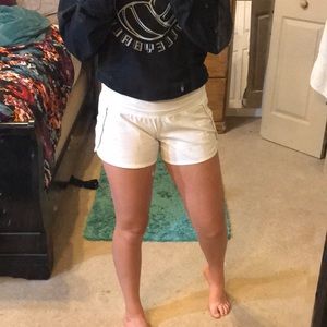 White Running Shorts